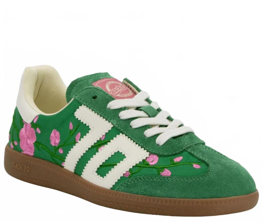 NEW BACK 70 women's ghost c26 sneaker in green floral